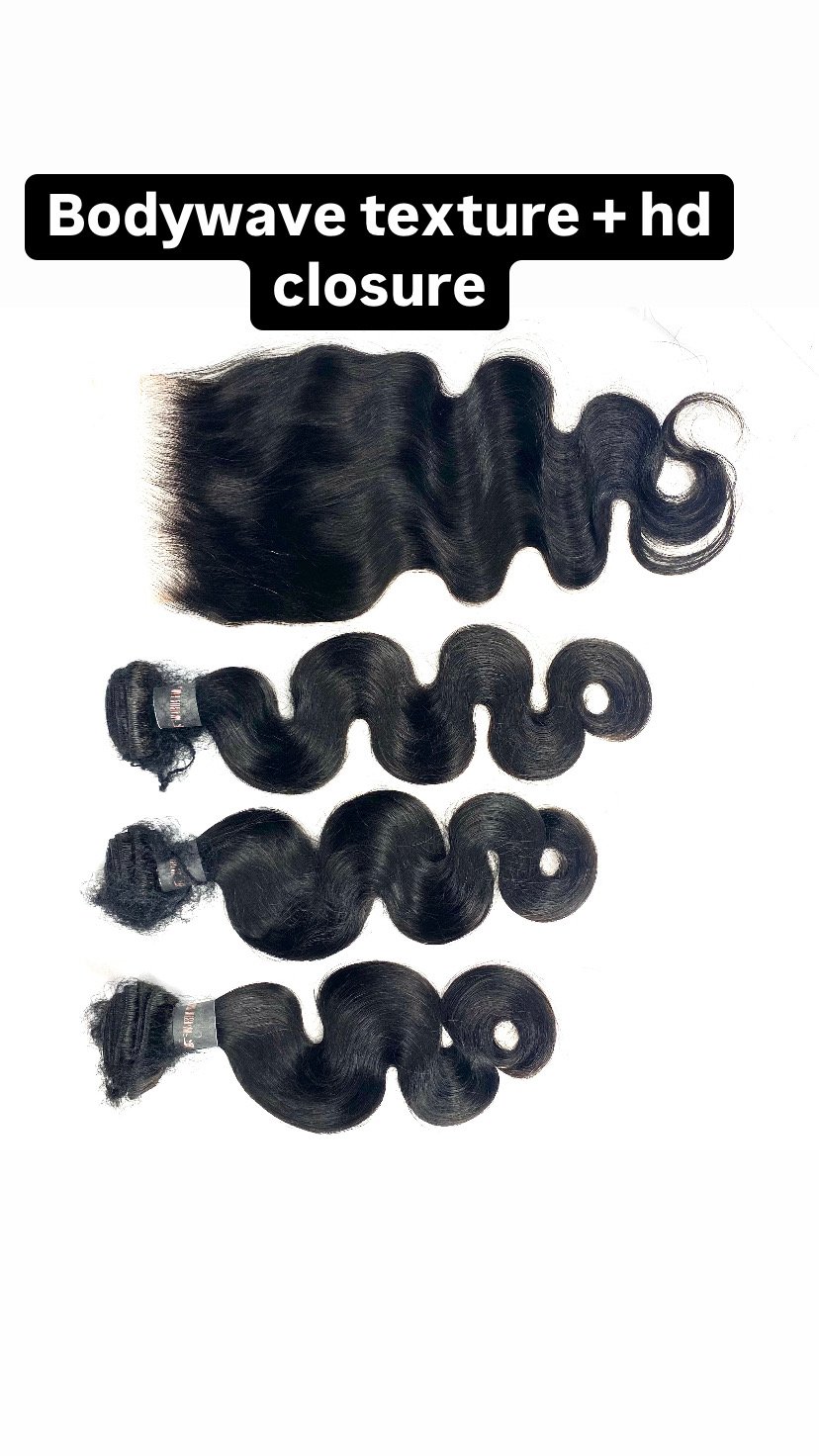 3 bundles w/ Closure